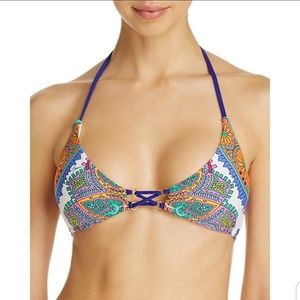 Trina Turk Women Paisley Halter Bikini top